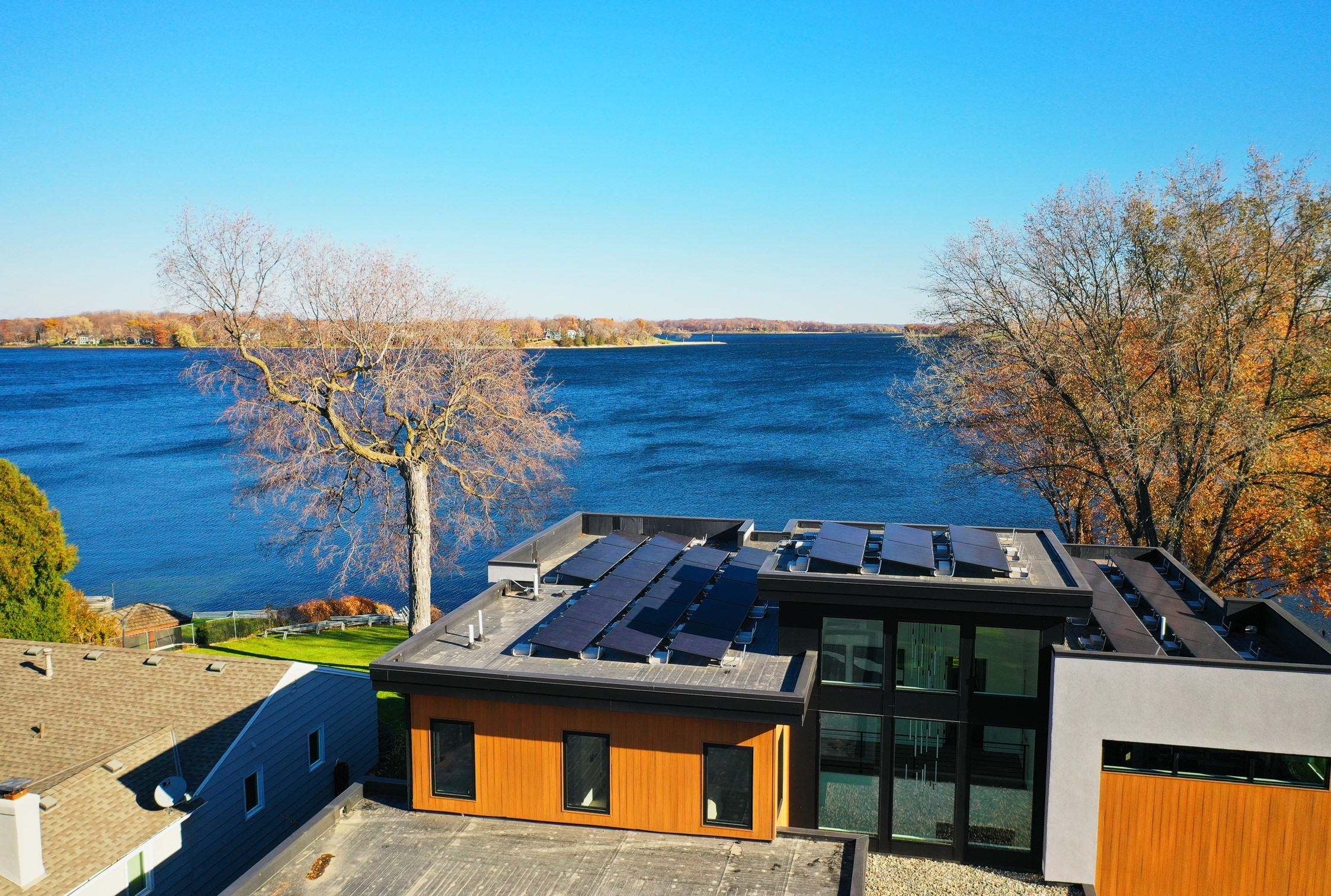 a house with solar panels on the roof -  Home Solar Installers MN